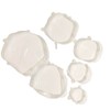 Set tapas de silicón amoldables, 6 piezas. Para la cocina,