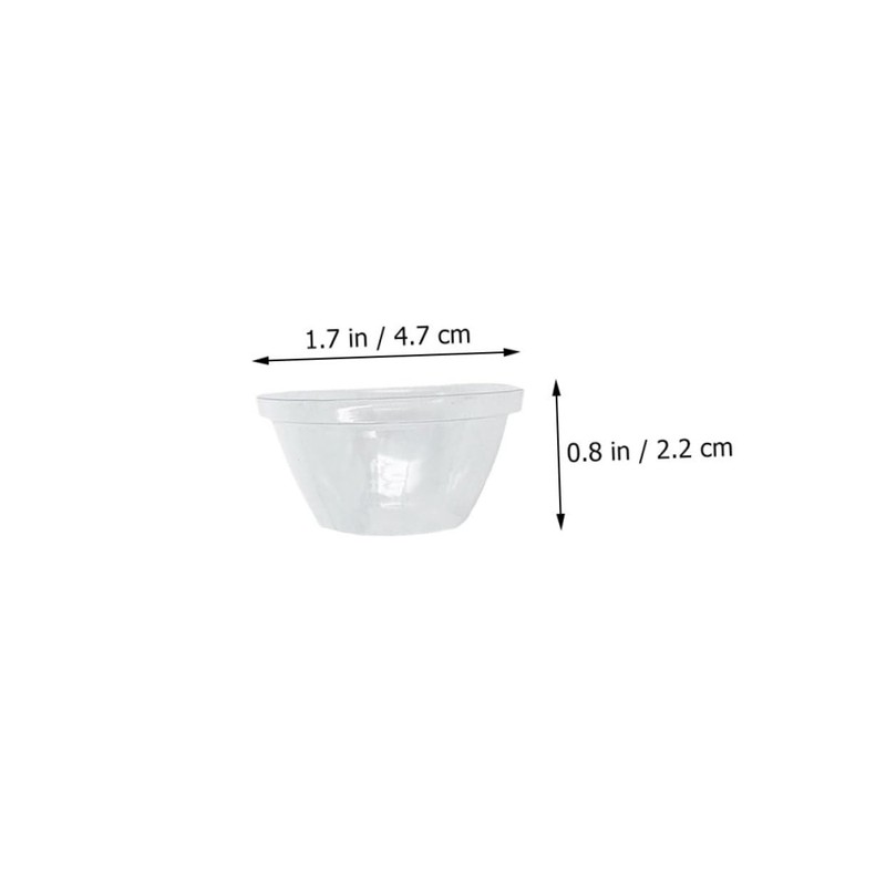 CIYODO 150Pcs Transparent Humidity Domes for Hydroponic Growing Plant Protectors