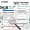 Super Large Epa-Registered Filters 2pcs -This Filter Only Applies to