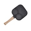 3 in 1 Breakfast Pan Prevents Stick Heat Resistant Divided