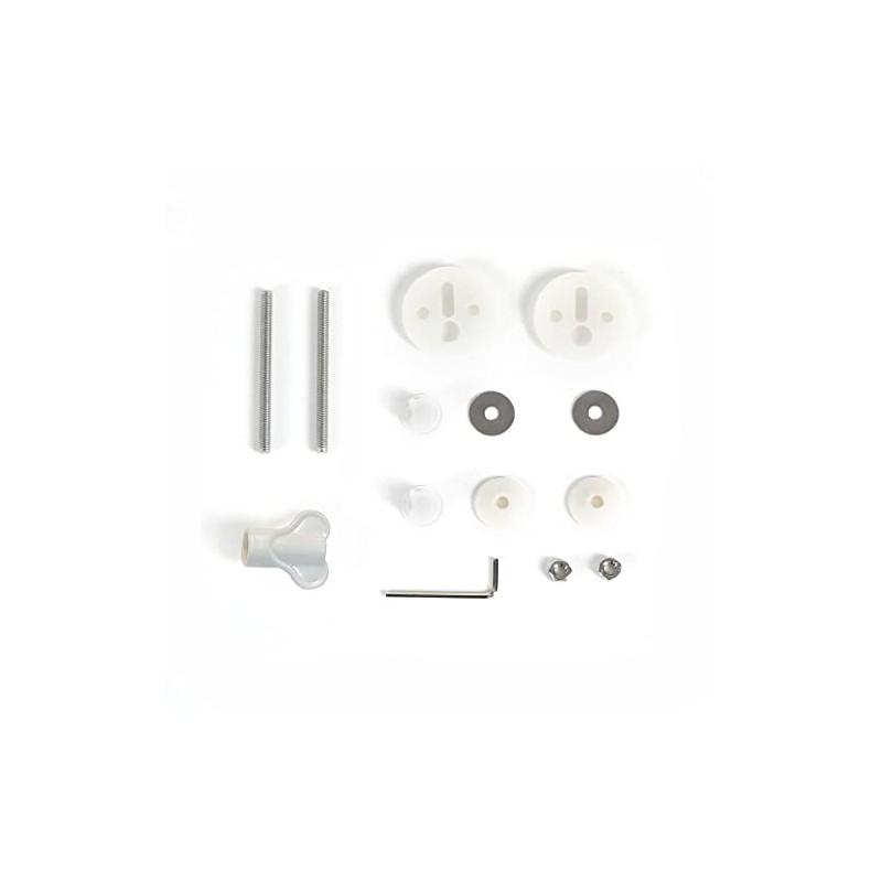 2PCS Toilet Seat Hinge Bolts Kit for Angol Shiold Toilet
