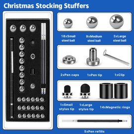 Magnetic Fidget Pen, Fidget Toy Gifts for Him Men, Ballpoint Pen Gifts for Teens Adults, Perfect for Stress Relief and Focus, Birthday Gift for 15+ Year Old Teens Adults Teenage(B-L)