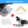 BEAMNOVA Mini Miter Saw Electric Power Table Benchtop Cut-Off Chop
