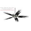 Lightning Black - Ceiling Fan Skin Kit fits most 42
