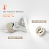 DiCUNO GU10 Lamp Holder 0.75mm² Silicon Wire GU10 Connector Ceramic