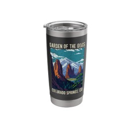 Garden of the Gods Colorado Springs CO USA Distressed Design Stainless Steel Insulated Tumbler