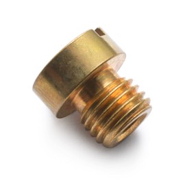 Easyboost Box of 10 Main jets nozzles 6mm for Dell'Orto PHBN-PHVA 12 and 17.5mm Carburettor Size 100-102-105-108-110-112-115-118-120-122 for Scooter Moto 50