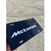BLVD McLaren Black Mirror Acrylic License Plate Including Mounting Hardware