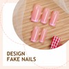 BABALAL Acrylic Press ons Nails Stick on Fake Nails -