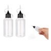 Mirhua Needle Bottle Liquid Bottle 30ml 2 Pcs Translucent Storage