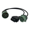 HYXUAN 9 Pin to OBD2 Interface Truck Y-j1939 obd2 Cable