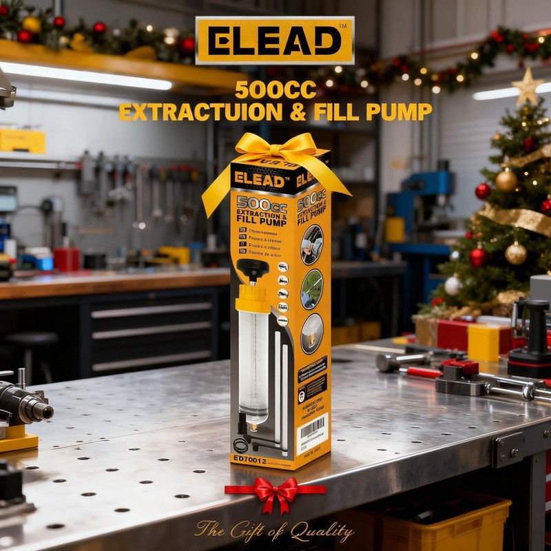 ELEAD 500cc Oil Fluid Extractor Pump, Multi-Purpose Oil Syringe, Fluid