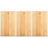 3PC Solid Wood Light Switch Plate Blank Wall Plate Light