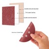HIUOUIH Sandpaper 125 mm Velcro Pack of 100 Sanding Discs
