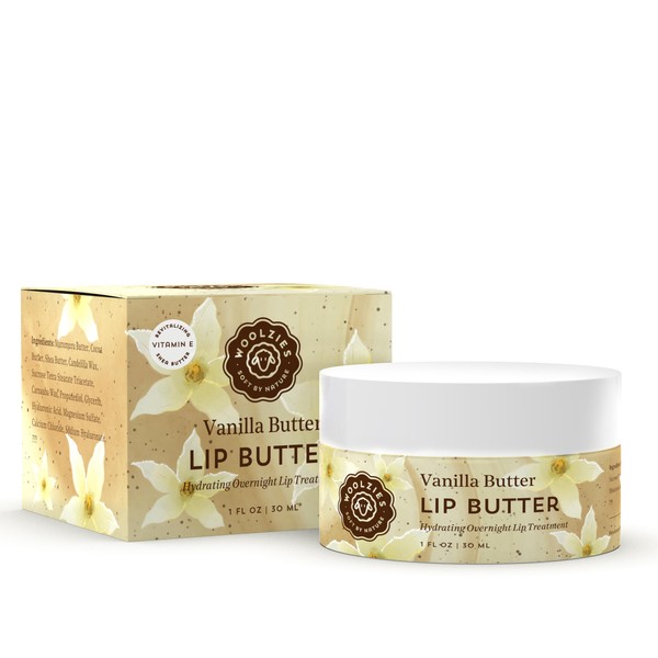 Woolzies Hydrating Lip Mask with Hyaluronic Acid | Overnight Treatment