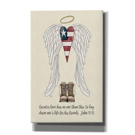 Epic Graffiti 'No Greater Love' by Ashley Bradley Canvas Wall Art, 26" x 40"