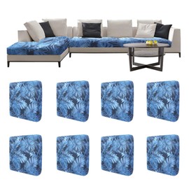 eileen UU 8Pcs Stretch Patio Cushion Covers-Outdoor Cushions Cover Replacement Yard Waterproof Sofa Cover