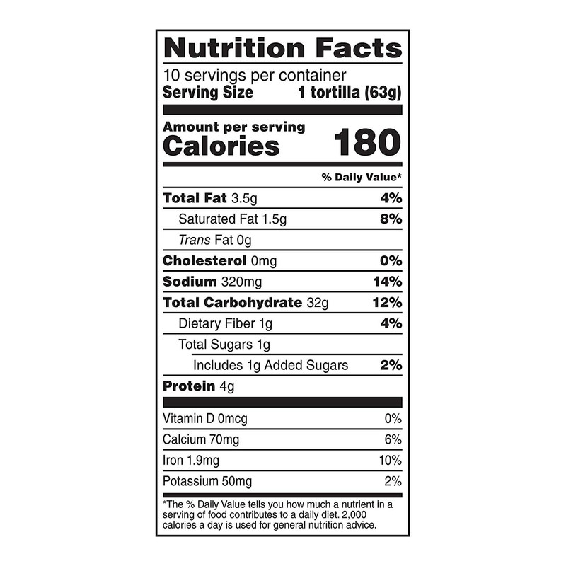 Mission Soft Taco Homestyle Flour Tortillas, Trans Fat Free, Thick,