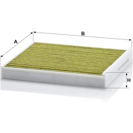 Original MANN-FILTER Interior Filter FP 22 013 – FreciousPlus biofunctional pollen filter – For passenger cars