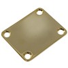 Guitar neck joint plate 51mm x 64mm in gold including