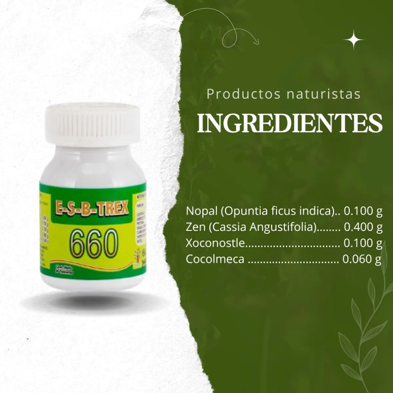 E-s-b-trex660 Suplemento Bajar De Peso Y Adelgazar Naturista