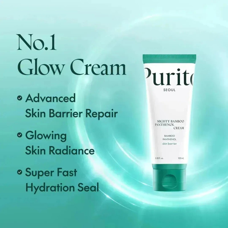 Crema Facial Purito Mighty Bamboo Pantenol 100 Ml -