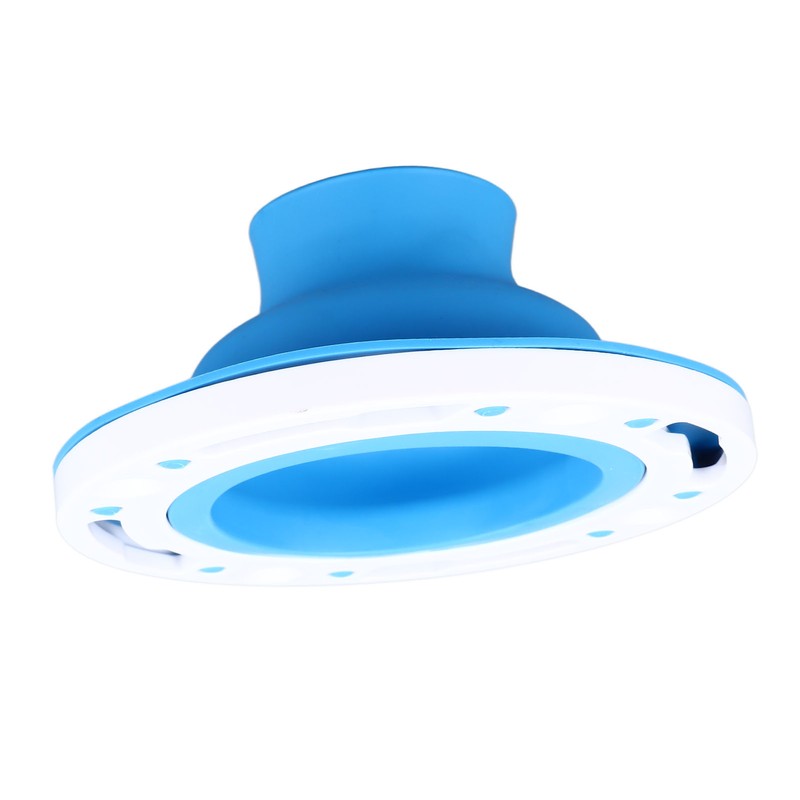 Toilet Flange Repair Kit Blue Durable Silicone ABS Easy Installation