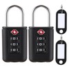 TSA Suitcase Locks,Luggage Locks,Combination Padlock for Suitcase,Padlocks with Code,Travel Accessories