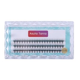 Asuta-Tania Self Eyelash Extension Cluster Eyelash Extension Fluffy Type (A01-10mm)