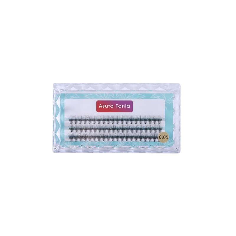 Asuta-Tania Self Eyelash Extension Cluster Eyelash Extension Fluffy Type (A01-10mm)