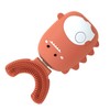 Kids Electric Toothbrush U Shaped IPX7 Waterproof Automatic Toothbrush Dinosaur