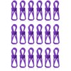 Mr. Pen- Chip Clips, 18 Pack, 2 Inch, Purple, Utility