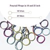 Rip Tie Hair Ties for Women, 25" Elastic No Tangle