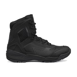 Tactical Research TR1040-T 7 Inch Ultralight Black Tactical Boots for Men - Non-Polishable Leather and Nylon with Slip-Resistant TR HiTRAC Outsole for Police, EMS, and Security, Black - 6 W