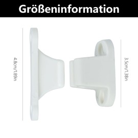 Pack of 2 Door Stops for Motorhome, Caravan Door Holder, Door Stop for Caravan, Camper, Service Hatch Motorhome, Boats