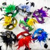 MYSEUNI 2025 Mardi Gras Masks for Women with Feathers- Womens