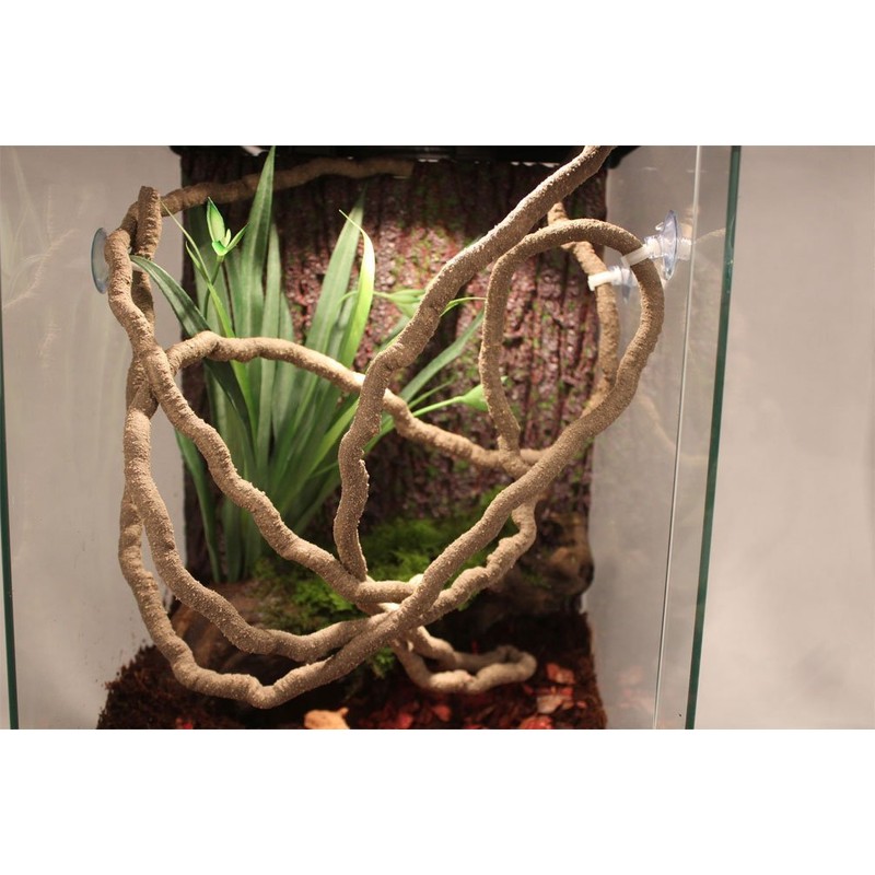 Emor Small Animals Crooked Jungle Pig Pet Habitat Decoration Suction