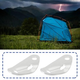 SING F LTD 20Pcs Guyline Cord Adjuster Tent Tensioners Triangle Wind Rope Buckle Aluminum Alloy Pull Rope Slide for Outdoor Tent Canopy Poles 36x18x5mm Silver