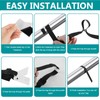 GOMETY Pack of 8 Retaining Straps, Mounting Straps and Clips,