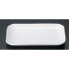 Min (Mine) melamine wear white corner plate large, M11 – 115