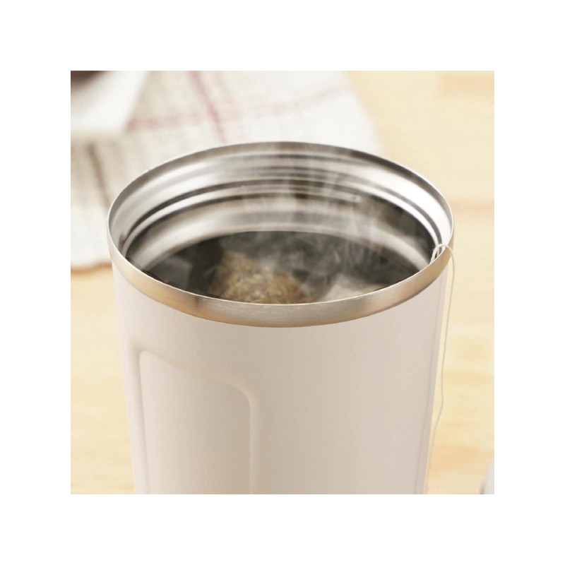 Kakusee Cococafe CC-40C Tumbler with Lid, 3.5 x 5.7 inches