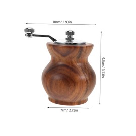 BESPORTBLE Manual Pepper Salt Grinders Hand Crank Bean Grinder Mini Pepper Shaker Effortless Grinding for BBQ