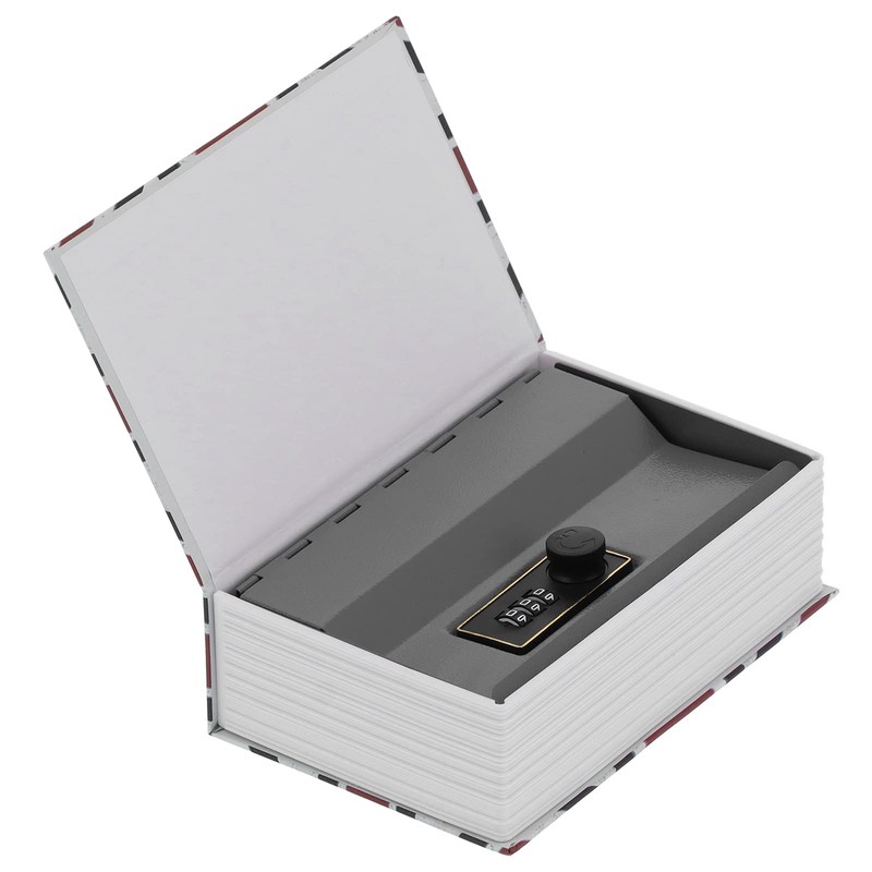 Natudeco Portable Diversion Book Safe Simulation Book Safe Box with