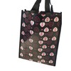 Fat-catz-copy-catz Eco Friendly Black Love Hearts Lunch Shopping Bag 30x25x9cm