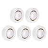 sourcing map 605 Plastic Bearings 5x14x5mm Glass Ball Nylon Cage