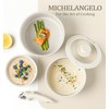 MICHELANGELO Sauce Pan Set, Nonstick 1Qt & 2 Qt &