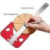 Aluminum Alloy Center Finder Tool Square Center Finder Scribe Carpenter