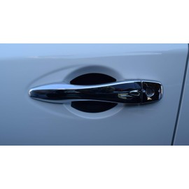 Cupeez for Cars Flat Black Auto Accessory Car Door Handle Scratchs Guards Protector Fits Toyota Highlander (4pk)