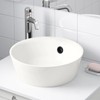 16 PCS Plastic Sink Overflow Ring, Sink Basin Overflow Trim