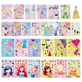METBOU 24 Seals, Cute Seals, Play Stickers, Reward Stickers, Decorative Stickers, Princesses